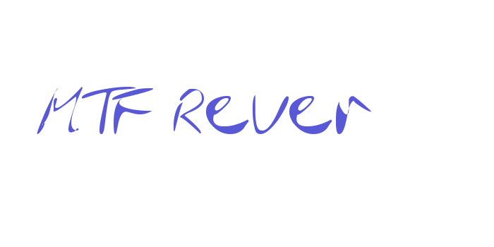 MTF Rever Font Download