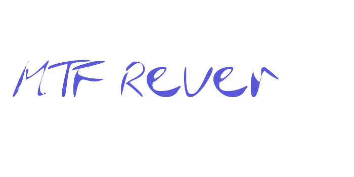 MTF Rever Font