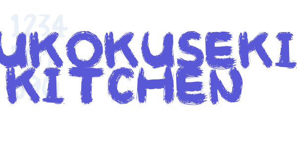 MUKOKUSEKI KITCHEN font free