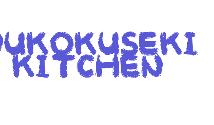 MUKOKUSEKI KITCHEN Font Download