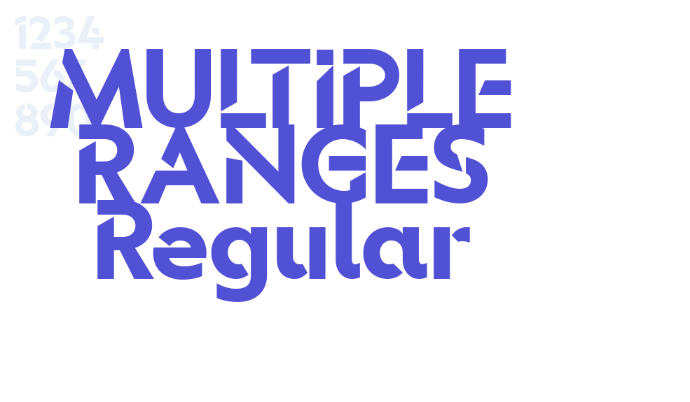 MULTIPLE RANGES Regular-font-download