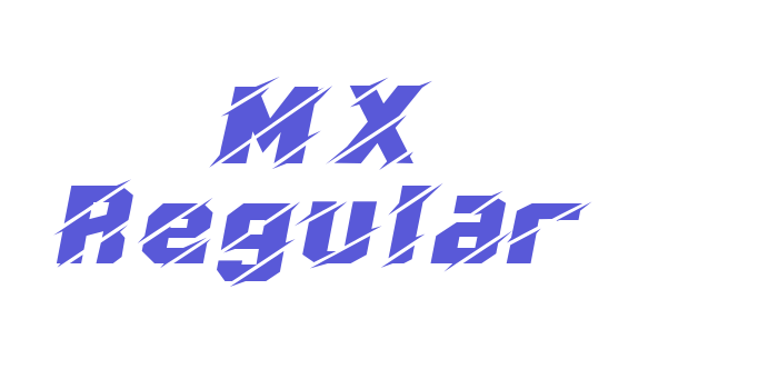 MX Regular Font