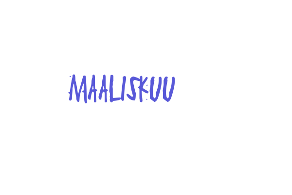 Maaliskuu Font