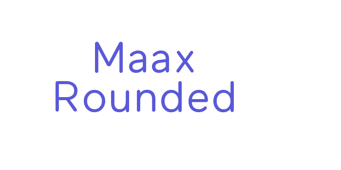 Maax Rounded Font Download