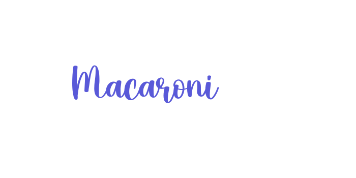 Macaroni Font Download