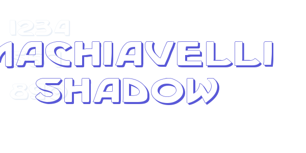 Machiavelli Shadow font free