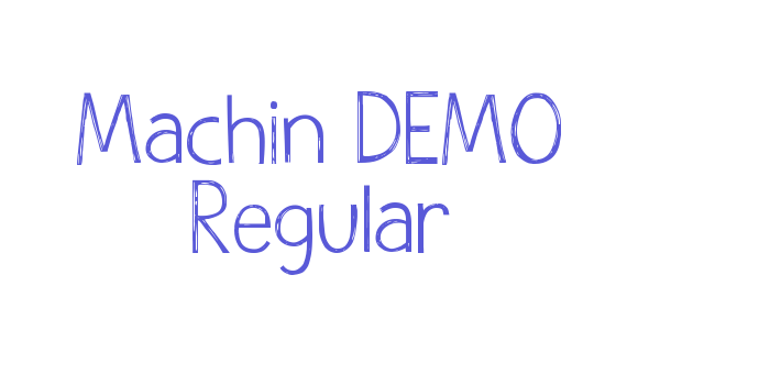 Machin DEMO Regular Font Download