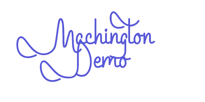 Machington Demo Font Download