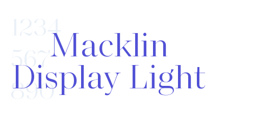 Macklin Display Light-font-download