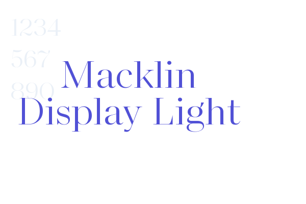Macklin Display Light