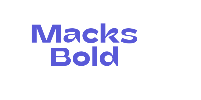 Macks Bold Font Download