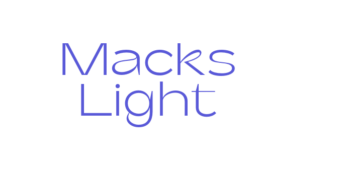 Macks Light Font Download