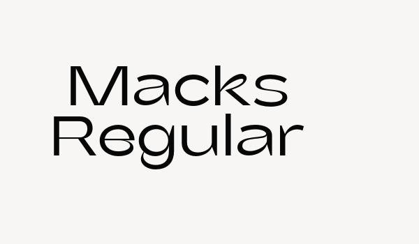 Macks Regular Font