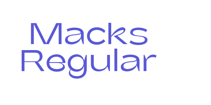 Macks Regular Font