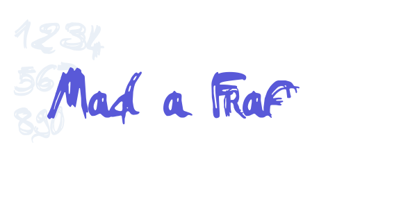 Mad a Fraf font free