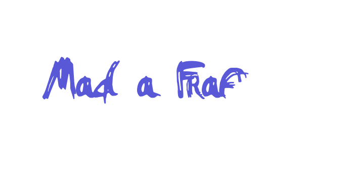 Mad a Fraf Font Download