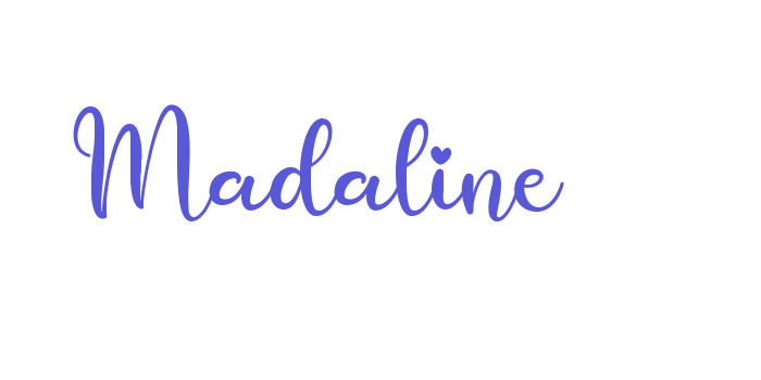 Madaline Font Download