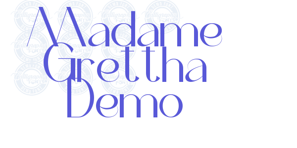 Madame Grettha Demo font free