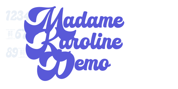 Madame Karoline Demo font free