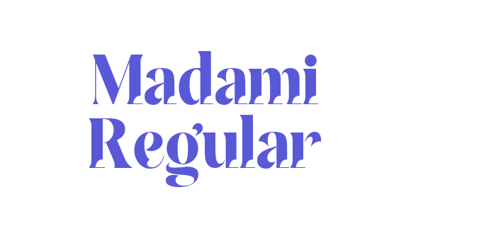 Madami Regular Font