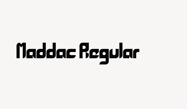 Maddac Regular Font