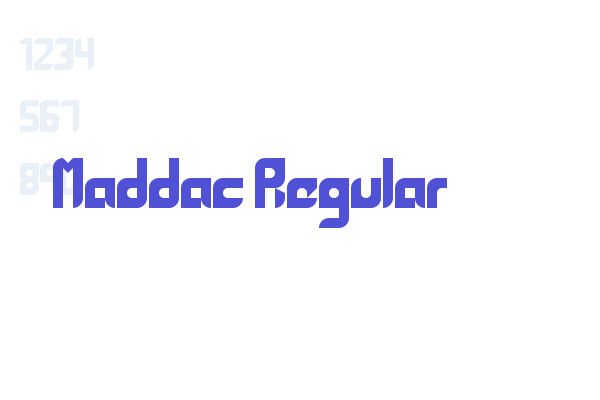 Maddac Regular Font Download