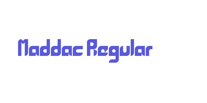 Maddac Regular Font Download