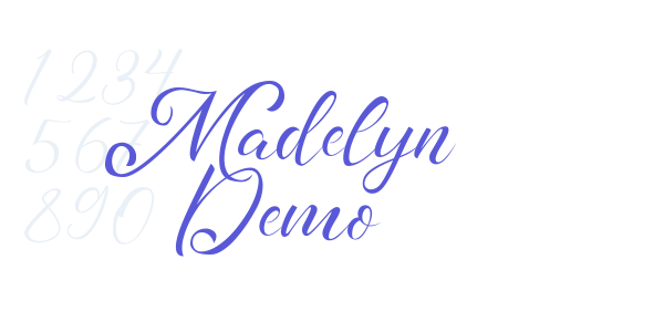 Madelyn Demo font