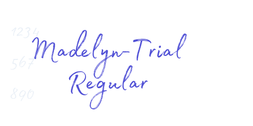 Madelyn-Trial Regular-font-download