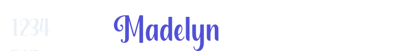 Madelyn-font