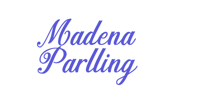 Madena Parlling Font