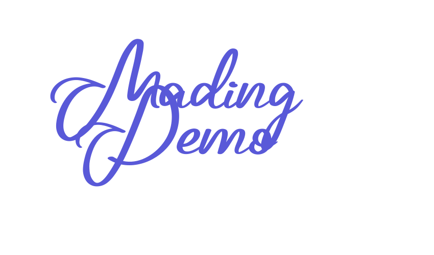 Mading Demo Font Download