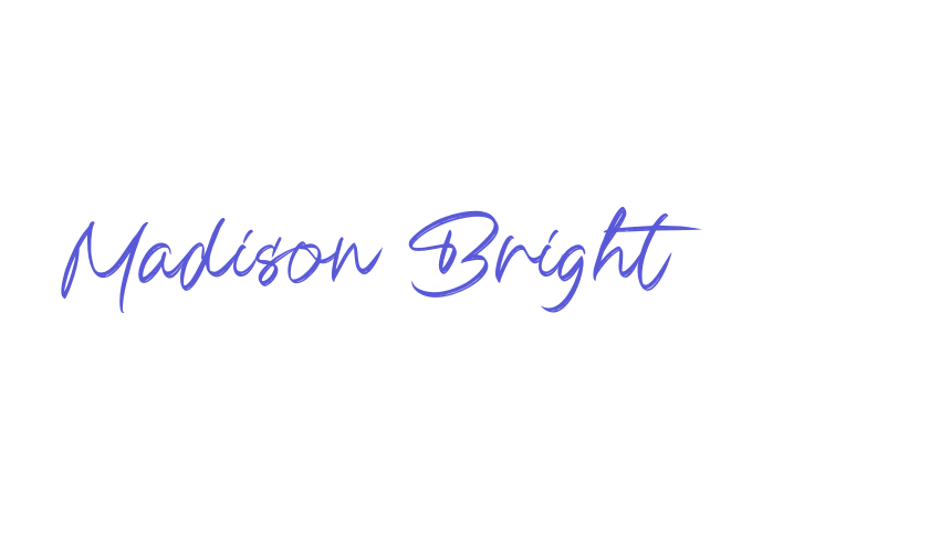 Madison Bright Font