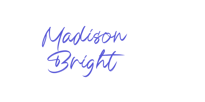 Madison Bright Font