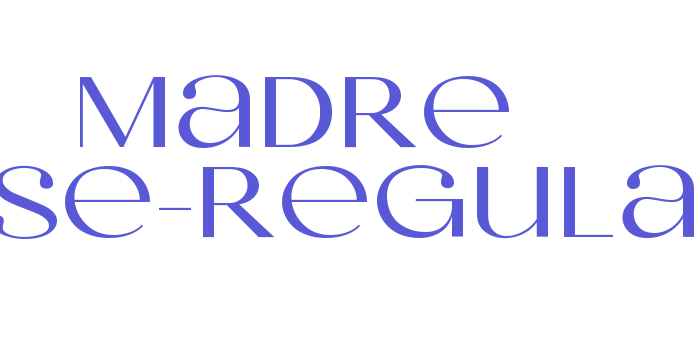 Madre Rose-Regular Font