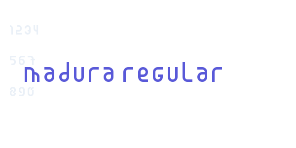 Madura Regular font free