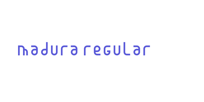 Madura Regular Font Download