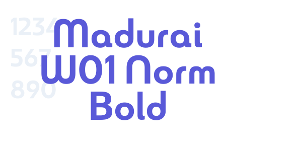 Madurai W01 Norm Bold font free