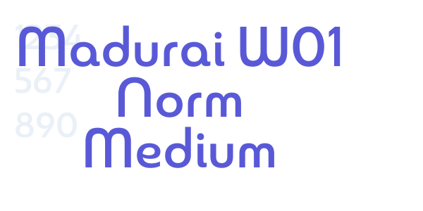 Madurai W01 Norm Medium font free