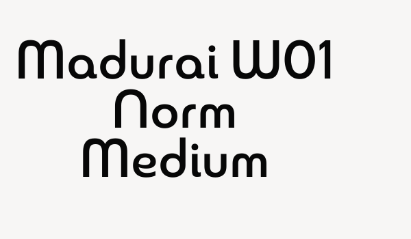 Madurai W01 Norm Medium Font