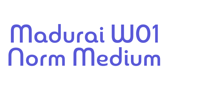 Madurai W01 Norm Medium Font Download