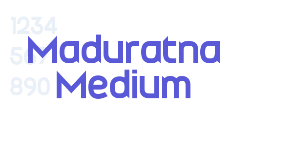 Maduratna Medium font