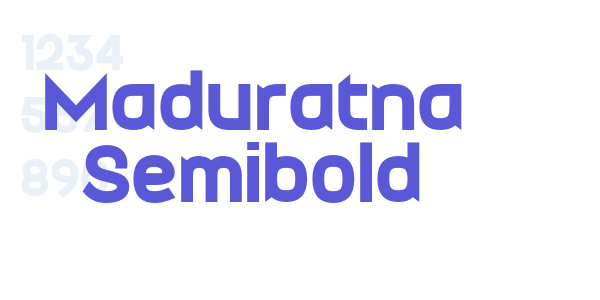 Maduratna Semibold font free