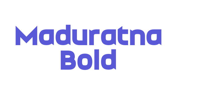 Maduratna Bold Font Download