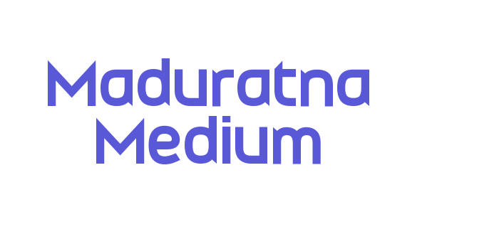 Maduratna Medium Font Download