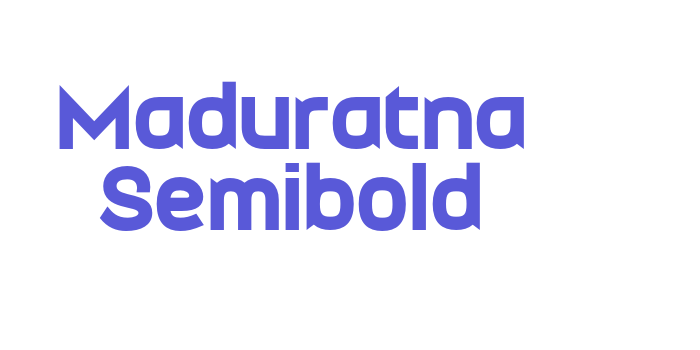 Maduratna Semibold Font Download