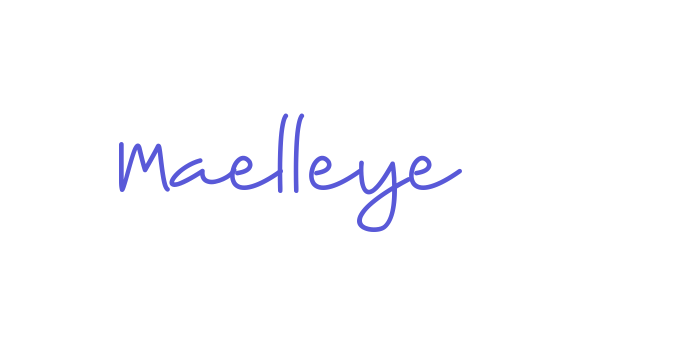 Maelleye Font