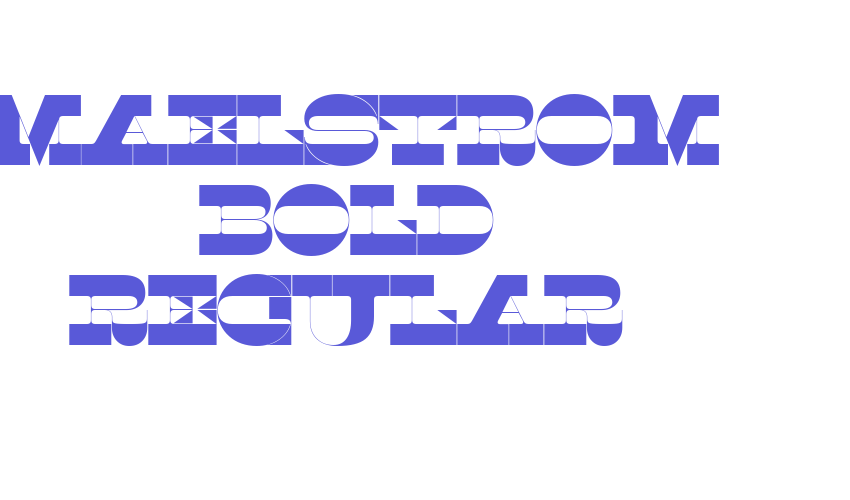 Maelstrom Bold Regular Font Download