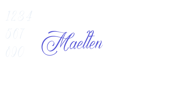 Maelten font free