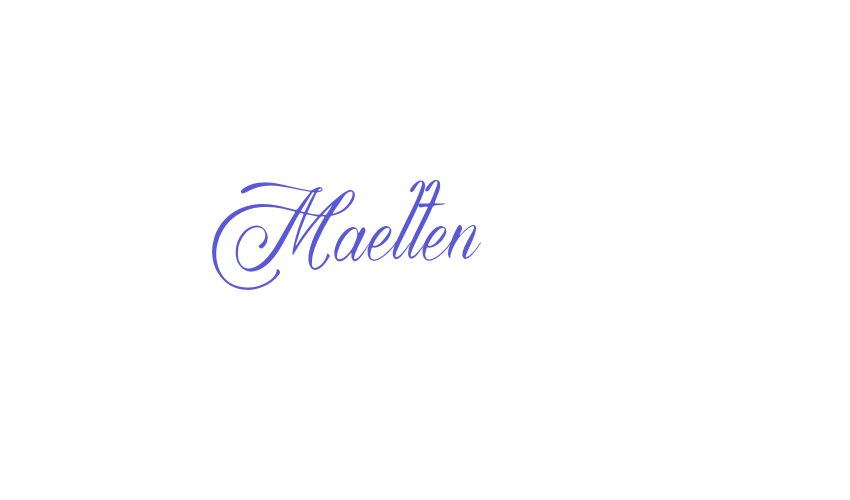 Maelten Font Download